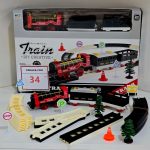 Train Électrique - Vapeur Classique - Avec Wagons et Voies - Wagon - Jouets Pour Enfants