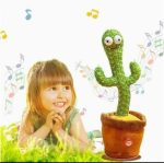 Jouet Cactus Parlant Dansant – Jouet Cactus Ensoleillé Parlant – Répétition De Chant – 120 Chansons Pour Enfants – 15 Secondes – Enregistrez Votre Voix – LED – Image 8