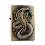 Coffret Briquet De Luxe Métallique 3D Avec Filtre à Cigarette à Tabac Réutilisable Et Recharge De Liquide – Image 5