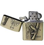 Coffret Briquet De Luxe Métallique 3D Avec Filtre à Cigarette à Tabac Réutilisable Et Recharge De Liquide – Image 7