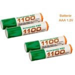 Lot De 4 Piles Rechargeables Ni-MH  - AAA 1,2 V - 1100 mAh – Image 5