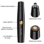 Tondeuse Nez Électrique 2en1 - Rasage Automatique - Lavable et Nettoyable - Pour Homme et Femme – Image 2