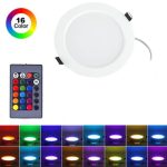 Plafonnier Encastrable LED RGB 16 Couleurs Avec Télécommande