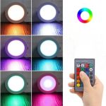Plafonnier Encastrable LED RGB 16 Couleurs Avec Télécommande – Image 3