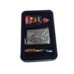 Coffret Briquet De Luxe Métallique 3D Avec Filtre à Cigarette à Tabac Réutilisable Et Recharge De Liquide – Image 11