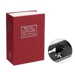 Coffre-Fort Créatif En Forme Livre - Avec 2 Clés -18×11.5×5.5 cm - Rouge Bordeaux – Image 5