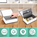 Coffre-Fort Créatif En Forme Livre - Avec 2 Clés -18×11.5×5.5 cm - Bleu – Image 6