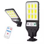 Lampadaires Solaires Extérieurs - 1000W - 3 Modes D'éclairage - Étanche - Éclairage Avec Détecteur De Mouvement - Télécommande