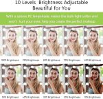 Lumières de Miroir - 10 Ampoules à Intensité Variable – 3 Modes D'éclairage Colorés – Image 10