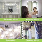 Lumières de Miroir - 10 Ampoules à Intensité Variable – 3 Modes D'éclairage Colorés – Image 8