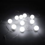 Lumières de Miroir - 10 Ampoules à Intensité Variable – 3 Modes D'éclairage Colorés – Image 13