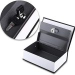 Coffre-Fort Créatif En Forme Livre - Avec 2 Clés -18×11.5×5.5 cm - Bleu – Image 9