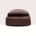 Sac à Bandoulière Multifonction Tondeuse en Cuir PU Souple et Imperméable Pour Homme  Avec Trou Pour Écouteurs - Marron – Image 6