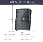 Portefeuille Avec Porte-cartes intelligent 2en1 en Aluminium Métallique Pour Cartes De Crédit – Billets De Banque – Métal Fin – Pliable – Image 12