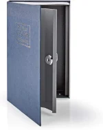 Coffre-Fort Créatif En Forme Livre – Avec 2 Clés – 265 × 200 × 65 Mm - Bleu – Image 10