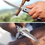 Couteau pliant portable multifonction avec torche adapté au transport quotidien et au camping en plein air – Image 14