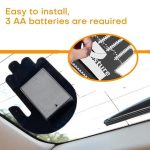 Lumière De Doigt LED De Voiture - 3 Modes Gestuels - Autocollant LED Avec Télécommande – Image 6