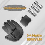 Lumière De Doigt LED De Voiture - 3 Modes Gestuels - Autocollant LED Avec Télécommande – Image 8