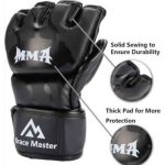 Gants De Protection MMA Professionnelle -  Taille L - Haute Qualité - Noir – Image 3
