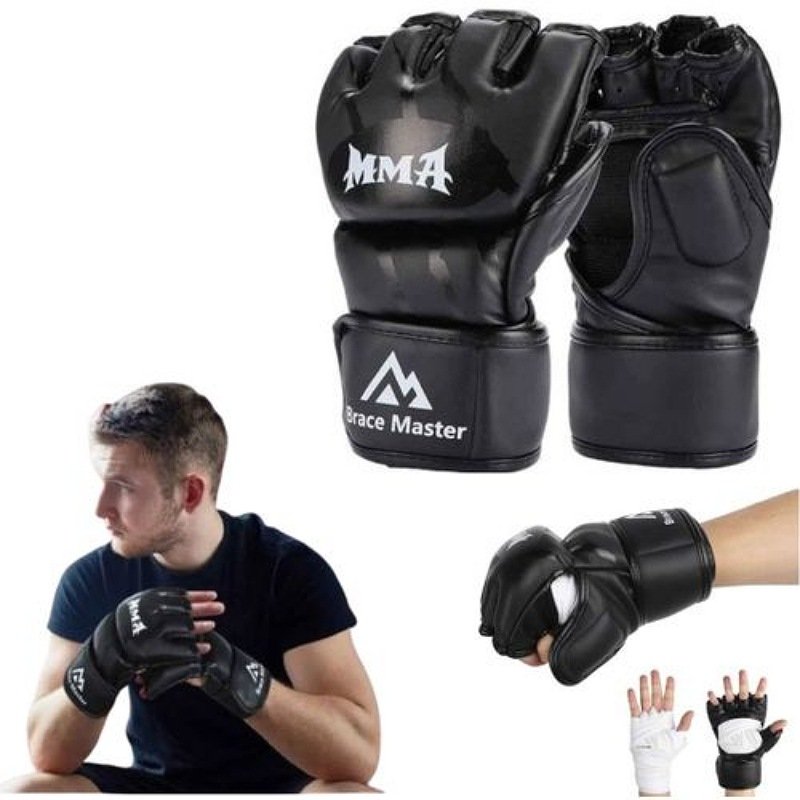 IMG_20241018_103651_800_x_800_pixel.jpg Gants De Protection MMA Professionnelle - Taille L - Haute Qualité - Noir – Image 1