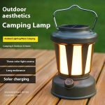 Lanterne De Camping Solaire Portable - LED - 3 Modes D'éclairage - Étanche - Rechargeable – Image 2