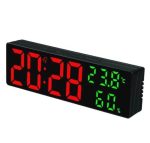 Horloge Réveil Numérique - Afficher la Température et L'humidité - LED Rouge Vert - Électronique – Image 2