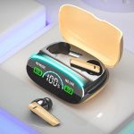 Écouteurs Véritablement Sans Fil - Bluetooth - Étanches - Contrôle Tactile - Microphone Intégré - Avec Affichage De Puissance LED