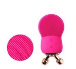 Brosse De Massage Nettoyante Pour Le Visage Générique - Rechargeable Par USB et Étanche - Rose – Image 2