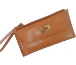 Portefeuille Femme - Cuir Cire Huile - Porte Multi Cartes - Porte Monnaie et 2 Porte Billets - Marron