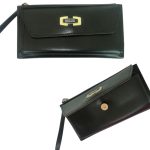 Portefeuille Femme - Cuir Cire Huile - Porte Multi Cartes - Porte Monnaie et 2 Porte Billets - Noir