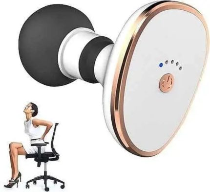 Mini Masseur Portable – Masseur Corporel Personnel – Pour Soulager la Douleur et Détendre Les Tissus Profonds - Blanc