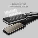 Lisseur - Vapeur - Pour Cheveux Mouillés et Secs - Noir – Image 2