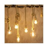 Pack De 6 Suspensions Corde En Chanvre Vintage Luminaire De Plafond - 1 M - Douille E27 – Image 15