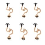 Pack De 6 Suspensions Corde En Chanvre Vintage Luminaire De Plafond - 1 M - Douille E27 – Image 13