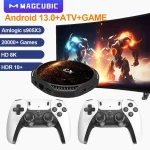 Console De Jeu Rétro Android 13.0 - X3 Game Stick 4K – Plus de 20 000 jeux - Décodeur d'images - Wi-Fi - 2 Manette - Télécommande – Image 14