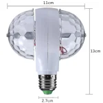 Mini Boule Lumineuse Rotative RVB - Magic Ball KTV - Projection DJ - Lumière De Fêtes – Image 4