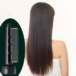 Brosse Pour Sécher Les Cheveux - 5 × 1 Multifonctions - Coiffantes Lissantes et Adoucissantes - Vert – Image 5