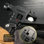 Pince Portative Multifonctions - Acier Inoxydable - Marteau Multi-Outils - Avec Gaine en Nylon – Image 3