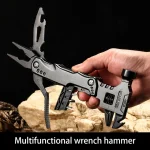 Pince Portative Multifonctions - Acier Inoxydable - Marteau Multi-Outils - Avec Gaine en Nylon – Image 2