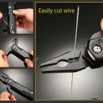 Pince Portative Multifonctions - Acier Inoxydable - Marteau Multi-Outils - Avec Gaine en Nylon – Image 6