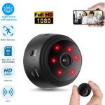 Mini Caméra De Surveillance intelligente - Sans Fil - Détection De Mouvement - Moniteur à Distance D'Application - Avec Support Magnétique 360°