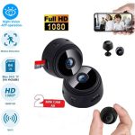 Pack De 2 Mini Caméra De Surveillance intelligente - Sans Fil - Détection De Mouvement - Moniteur à Distance D'Application - Avec Support Magnétique 360°