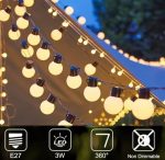 Guirlande Lumineuse LED - Étanche - 5 Mètres - 20 Ampoule - Branchable Pour L'extérieur