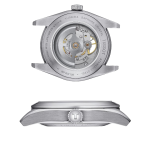 Montre De Luxe Tissot Gentleman Powermatic - Cœur Ouvert - Haute Qualité - Résistante à L'eau - Gris – Image 3