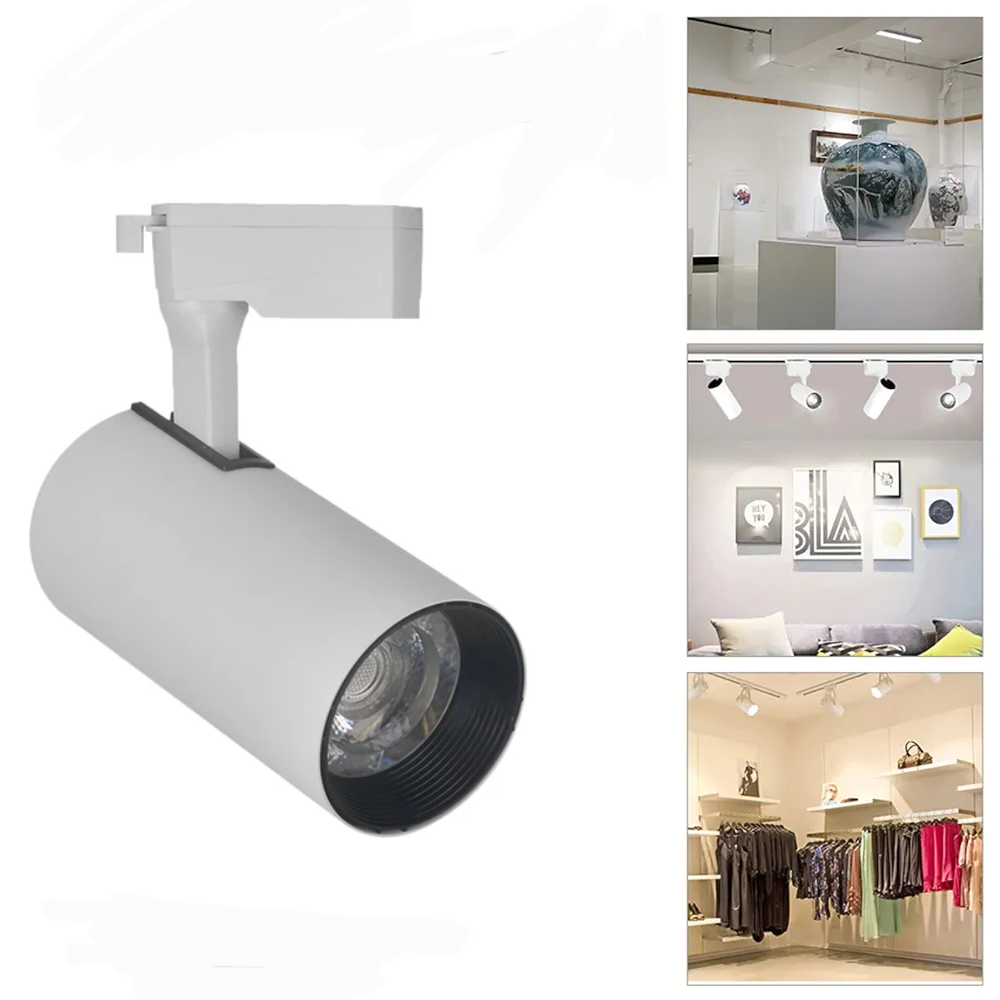 Polish_20251004_144627779.png Rail D'éclairage LED Blanc - 40 W - Lumière Blanche - 6 500 K - Blanc – Image 1