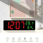 Horloge Réveil Numérique - Afficher la Température et L'humidité - LED Rouge Vert - Électronique