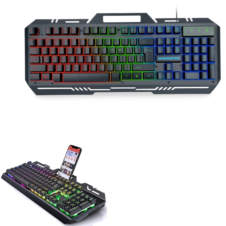 Polish_20260304_135715231.webp Clavier Métal - LED RGB - Support De Téléphone – Image 1