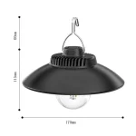 Lampe LED Suspendue Pour Camping - Lumière Chaude - Légère - Portable - Chargeur USB - Crochet – Image 7