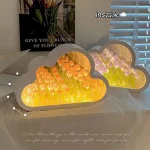 Miroir De Salle De Décoration en Forme De Nuage - LED - 3 Couleurs à Intensité Variable - Avec Fonction Anti-Buée – Image 8