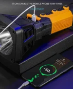 Lampe Torche LED Et Batterie Portable - Guirlande Lumineuse RGB - 10 Mètres - W5188-1 – Image 2